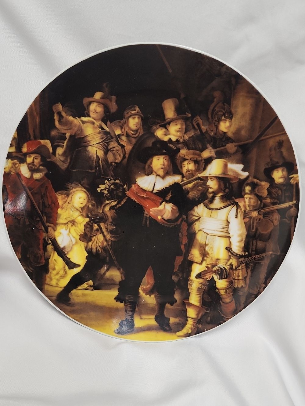 Vintage Bareuther Waldsassen Bavaria Germany Collector Plate Rembrandt